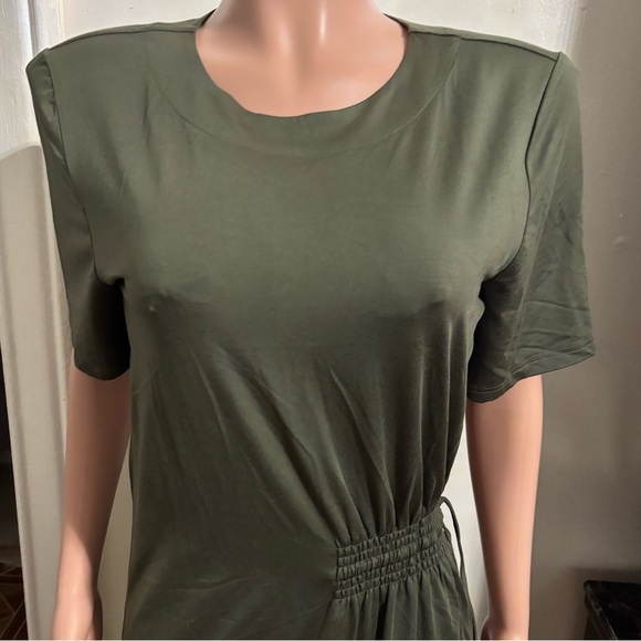 NWT BADGLEY MISCHKA Women’s Olive Midi Dress - Picture 6 of 14